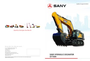 Lánctalpas kotrók Sany SY700H