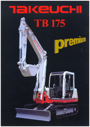 Lánctalpas kotrók Takeuchi TB 175