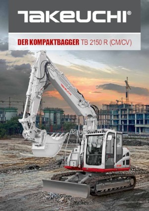 Lánctalpas kotrók Takeuchi TB 2150 RCV
