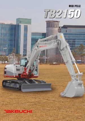 Lánctalpas kotrók Takeuchi TB 2150 C