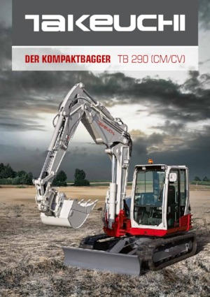 Lánctalpas kotrók Takeuchi TB 290 CV