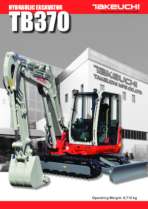 Lánctalpas kotrók Takeuchi TB 370 CM