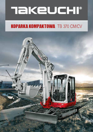 Lánctalpas kotrók Takeuchi TB 370 CM