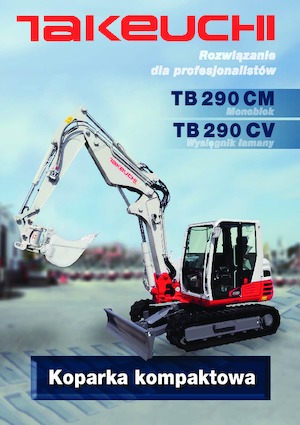 Lánctalpas kotrók Takeuchi TB290
