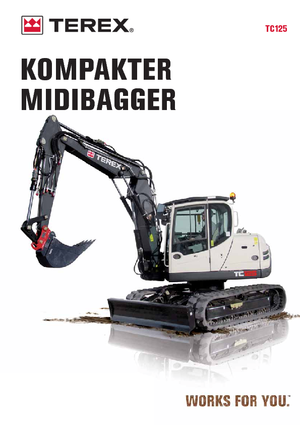 Lánctalpas kotrók Terex TC 125