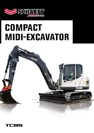 Lánctalpas kotrók Schaeff TC 85