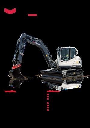 Lánctalpas kotrók Terex TC 85