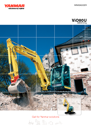 Lánctalpas kotrók Yanmar VIO 80 U