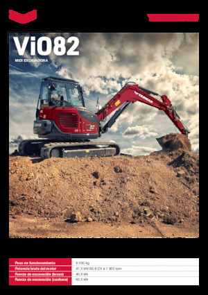 Lánctalpas kotrók Yanmar ViO82