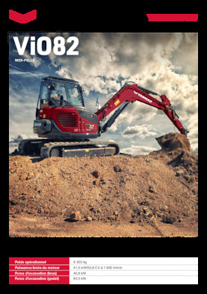 Lánctalpas kotrók Yanmar ViO82