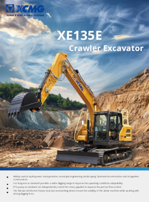 Lánctalpas kotrók XCMG XE135E