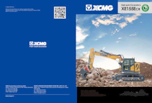 Lánctalpas kotrók XCMG XE155ECR Double Boom