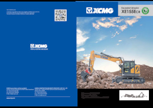 Lánctalpas kotrók XCMG XE155ECR Single Boom 