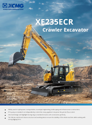 Lánctalpas kotrók XCMG XE235ECR