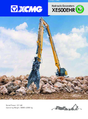 Lánctalpas kotrók XCMG XE500EHR 