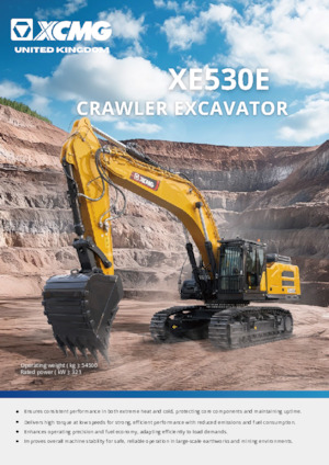 Lánctalpas kotrók XCMG XE530E