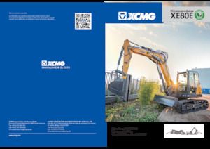 Lánctalpas kotrók XCMG XE80E Single boom