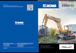Lánctalpas kotrók XCMG XE80E Single boom