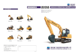 Lánctalpas kotrók Sinomach ZG135S