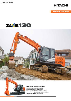 Lánctalpas kotrók Hitachi ZX 130-5