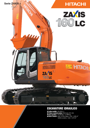 Lánctalpas kotrók Hitachi ZX 160 LC-3