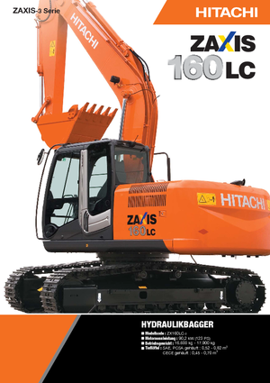 Lánctalpas kotrók Hitachi ZX 160 LC-3
