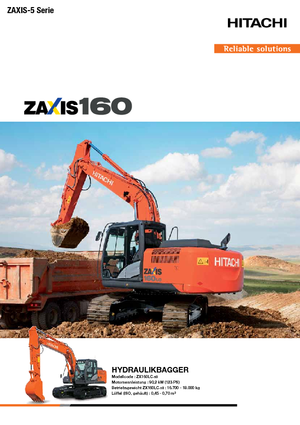 Lánctalpas kotrók Hitachi ZX 160 LC-5