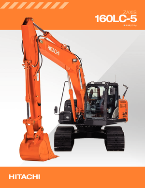 Lánctalpas kotrók Hitachi ZX 160 LC-5
