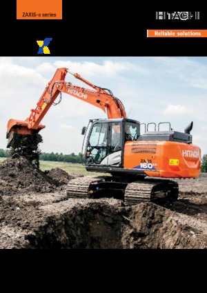 Lánctalpas kotrók Hitachi ZX160LC-6