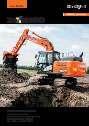 Lánctalpas kotrók Hitachi ZX160LC-6