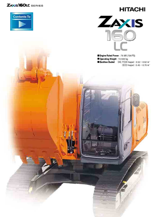 Lánctalpas kotrók Hitachi ZX 160 LC
