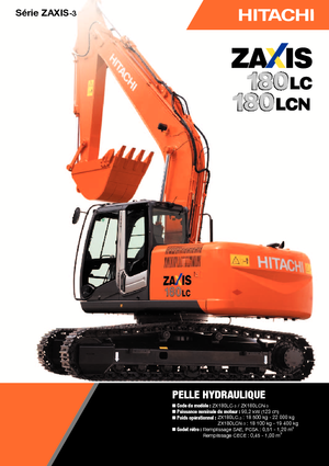 Lánctalpas kotrók Hitachi ZX 180 LC-3