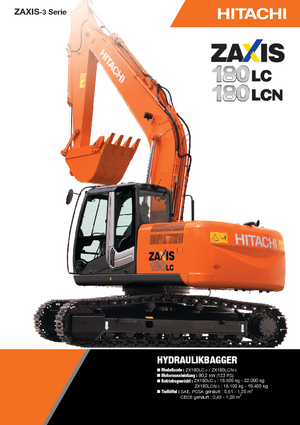 Lánctalpas kotrók Hitachi ZX 180 LC-3