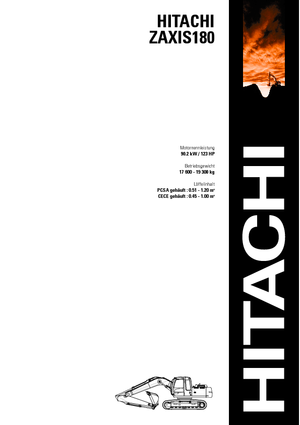 Lánctalpas kotrók Hitachi ZX 180 LC