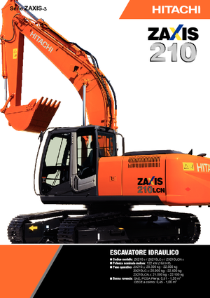Lánctalpas kotrók Hitachi ZX 210 LC-3