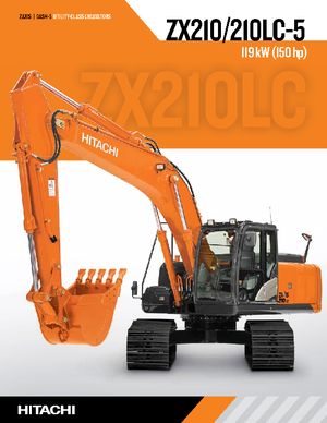 Lánctalpas kotrók Hitachi ZX 210 LC-5