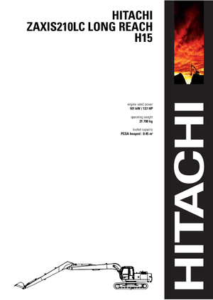 Lánctalpas kotrók Hitachi ZX 210 LC