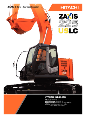 Lánctalpas kotrók Hitachi ZX 225 USLC-3
