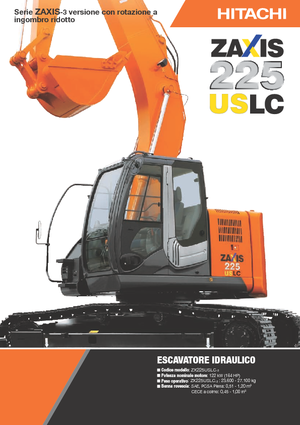 Lánctalpas kotrók Hitachi ZX 225 USLC-3