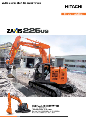 Lánctalpas kotrók Hitachi ZX 225 USLC-5