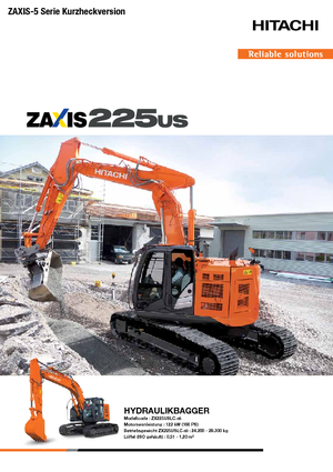 Lánctalpas kotrók Hitachi ZX 225 USLC-5