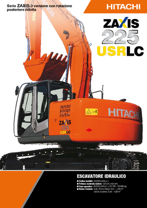 Lánctalpas kotrók Hitachi ZX 225 USRLC-3