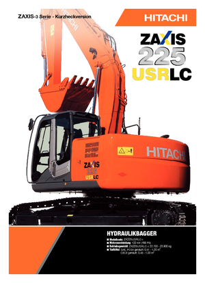 Lánctalpas kotrók Hitachi ZX 225 USRLC-3