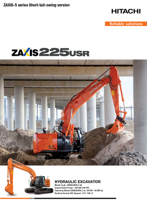 Lánctalpas kotrók Hitachi ZX 225 USRLC-5