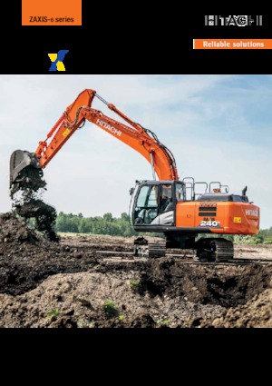 Lánctalpas kotrók Hitachi ZX240N-6