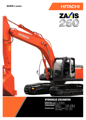 Lánctalpas kotrók Hitachi ZX 250 LC-3