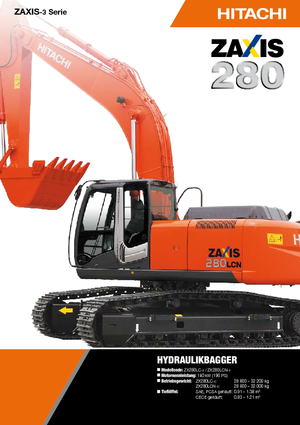 Lánctalpas kotrók Hitachi ZX 250 LC-3