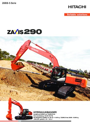 Lánctalpas kotrók Hitachi ZX 290 LC-5