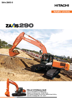 Lánctalpas kotrók Hitachi ZX 290 LCN-5