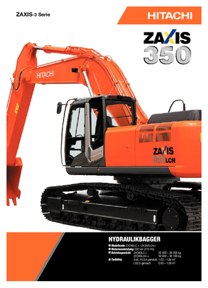 Lánctalpas kotrók Hitachi ZX 350 LCN-3